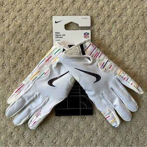BNWT Nike Vapor Jet 8.0 Football Gloves Crucial Catch CRC NFL HQ1119-132 Size XL